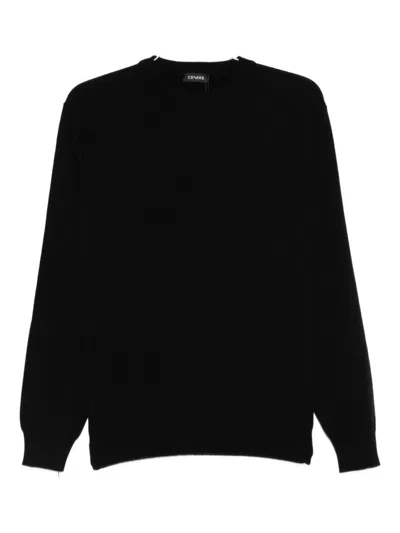 Cenere Maglieria Sweaters In Black