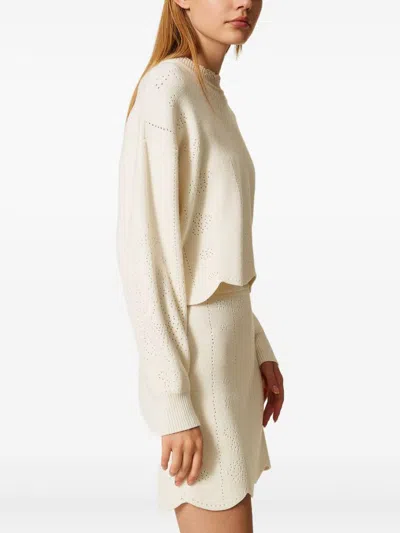 Twinset Sweaters In White