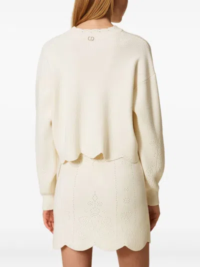 Twinset Sweaters In White