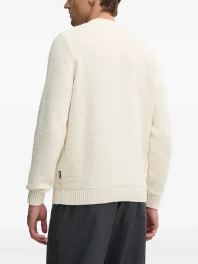 Barbour Casey Cable-knit Sweater In White