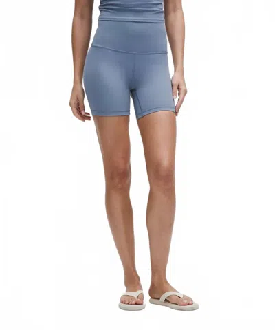 Lululemon Align High-rise Short In Blue Willow In Blue
