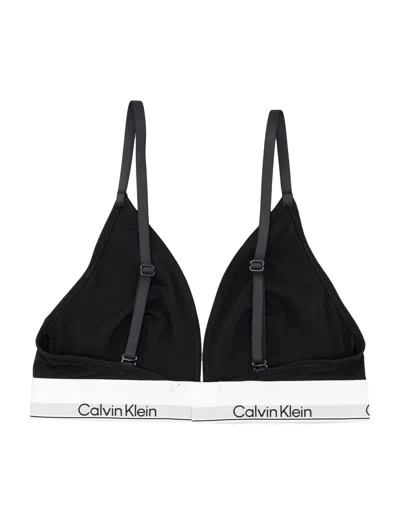 Calvin Klein Lightly Lined Triangle In Black