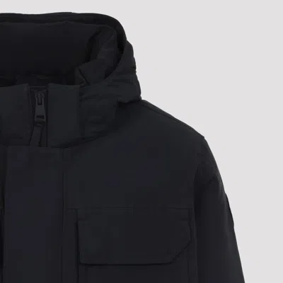 Canada Goose Maitland Padded Cotton-blend Canvas Down Parka In Black