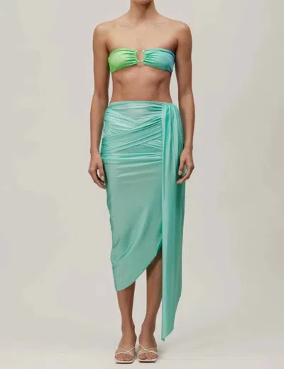 Baobab Jasmine Pareo Skirt In Blue