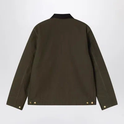 Carhartt Wip Detroit Jacket Olive/black In Green