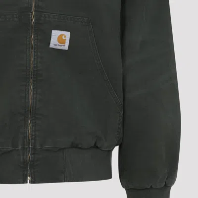 Carhartt Wip Olive Green Organic Cotton Og Active Jacket In Green