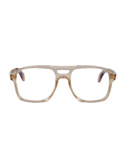 Cutler And Gross Granny Chic Acetate Glasses In Neutral