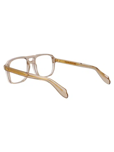 Cutler And Gross Granny Chic Acetate Glasses In Neutral