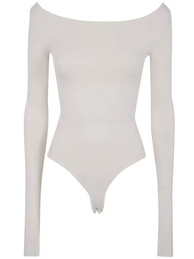 Entire Studios Long-sleeve Bodysuit In White