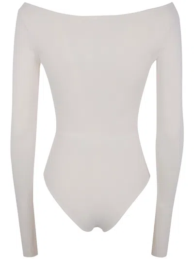 Entire Studios Long-sleeve Bodysuit In White