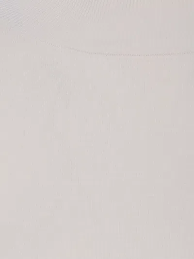 Entire Studios Turtleneck Long-sleeve Bodysuit In White