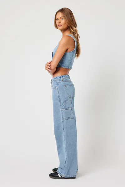 Abrand 95 Mid Baggy Ariane Worker In Blue