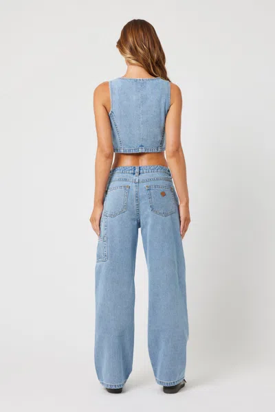 Abrand 95 Mid Baggy Ariane Worker In Blue