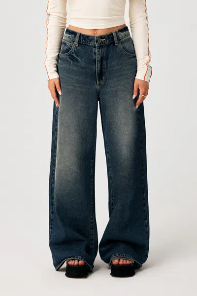 Abrand 95 Mid Super Baggy Petite Miley In Blue