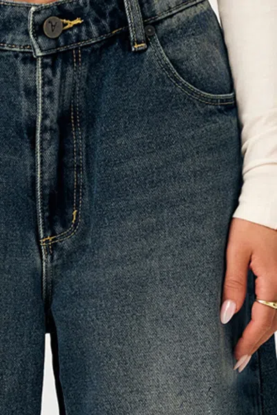 Abrand 95 Mid Super Baggy Petite Miley In Blue