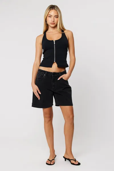 Abrand 99 Low Boyfriend Short Shanae In Black