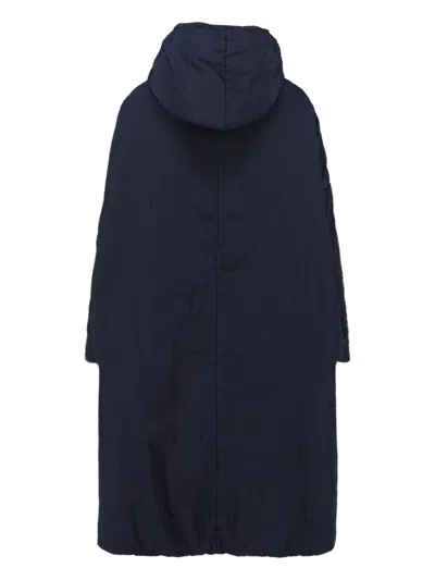 Kimonorain Reversible Coat In Blue