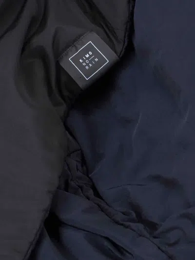 Kimonorain Reversible Coat In Blue