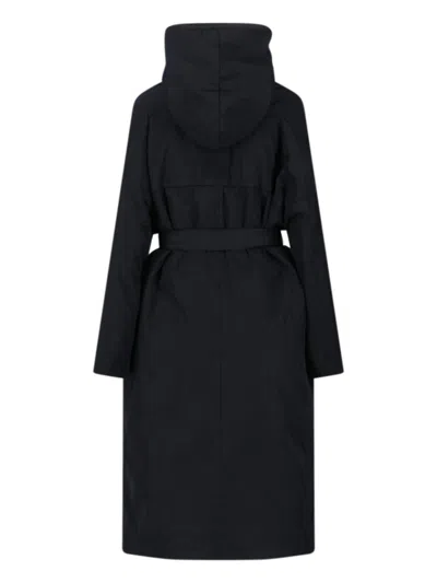 Kimonorain Reversible Coat In Black