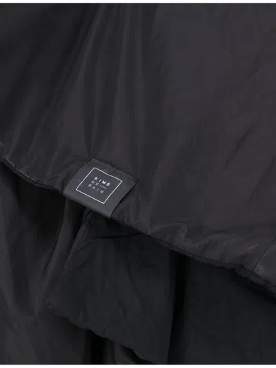 Kimonorain Reversible Coat In Black