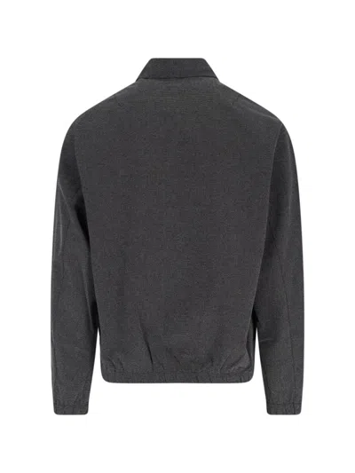 Roa Lamon Reinforced Technical Zip Up Shirt Clothing In Gray