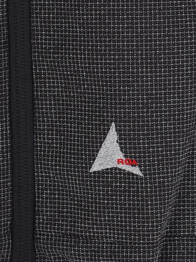 Roa Lamon Reinforced Technical Zip Up Shirt Clothing In Gray