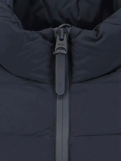 Mackage Oceane-city Light Down Mixed-media Puffer Jacket In Black