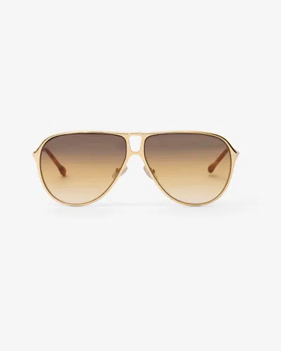 Isabel Marant Haylo Aviator In Gold