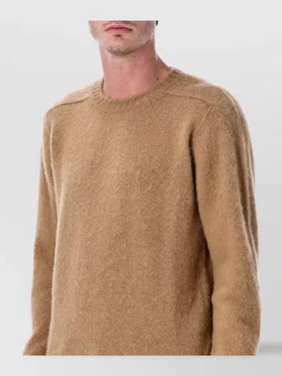 Howlin' Brown Crewneck Wool Sweater In Brown