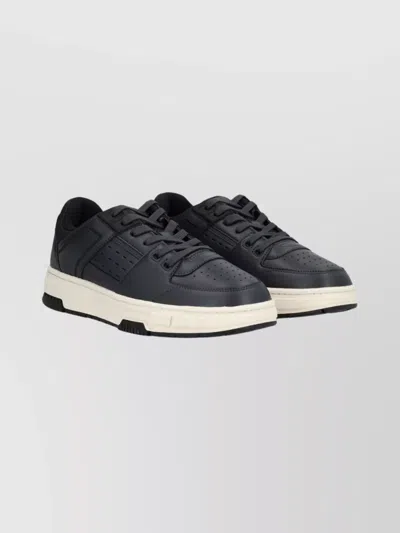 Hugo Boss Modern Sneakers With Unique Sole Design In Black