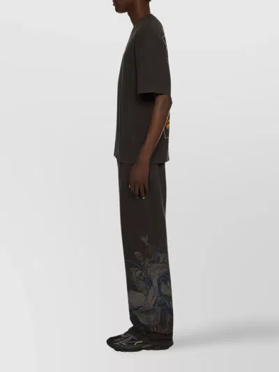 Off-white Washed Black Cupid Arrow Skate Logo T-shirt