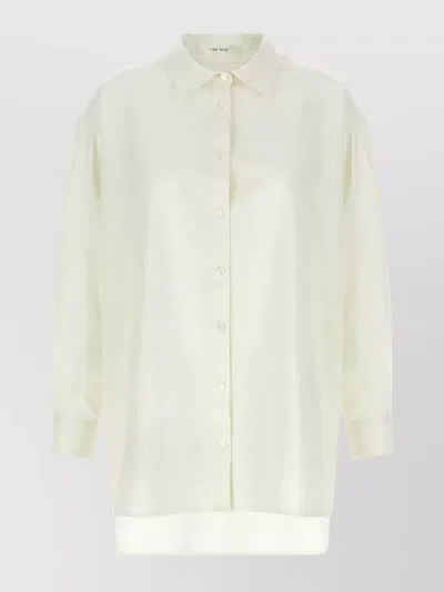 The Row Long Sleeve Collared Shirt With Back Yoke Luka