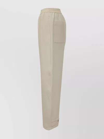 Studio Nicholson Wool Trousers In Neutral
