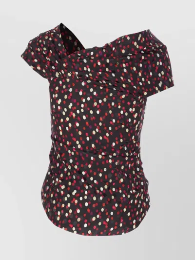 Isabel Marant Muticolor Esen Top In Black
