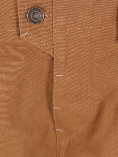 Isabel Marant High-waisted Trousers Patch Pockets In Brown