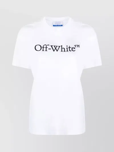 Off-white T-shirt With Logo In White