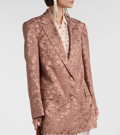 Dries Van Noten Printed Blazer In Multi