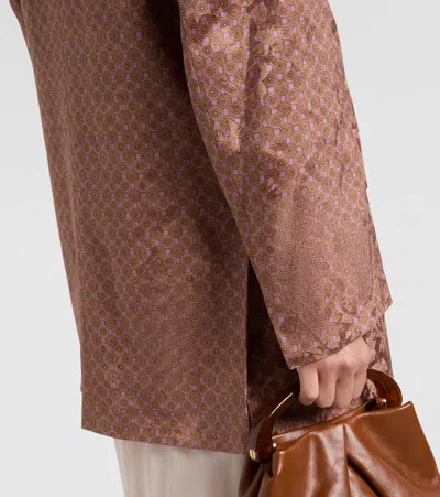 Dries Van Noten Printed Blazer In Multi