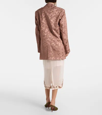 Dries Van Noten Printed Blazer In Multi