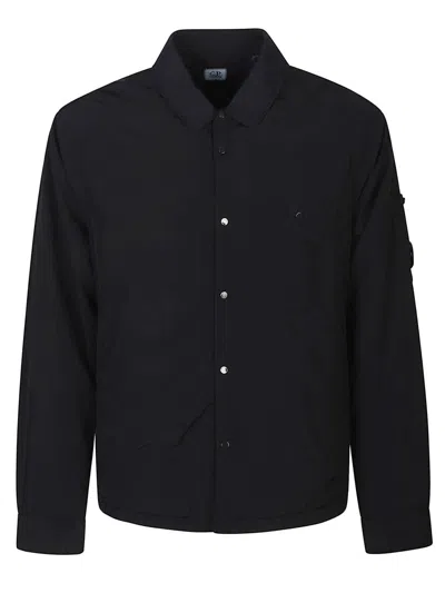 C.p. Company Lightweight Polyamide Jacket With Tailored Fit In Black