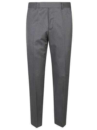 Pt Torino Rebel Flat Front Pants In Gray