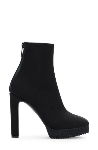 Dkny Zed Square Toe Platform Bootie In Black