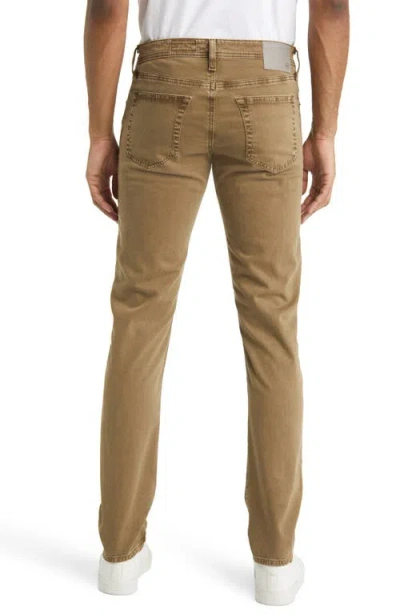 Ag Tellis Sud Modern Slim Fit Stretch Twill Pants In Brown