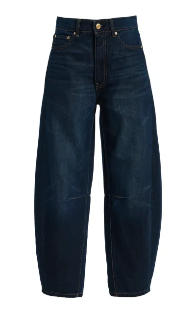 Dl1961 Miro Barrel High Rise Jeans In Ventura In Black