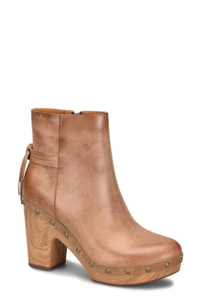 Kork-ease ® Dianna Block Heel Platform Bootie In Brown