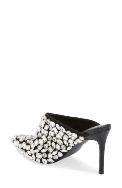 Azalea Wang Belladona Pointed Toe Mule In Black