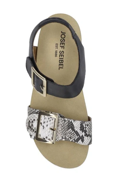 Josef Seibel Quinn 02 Wedge Sandal In Brown