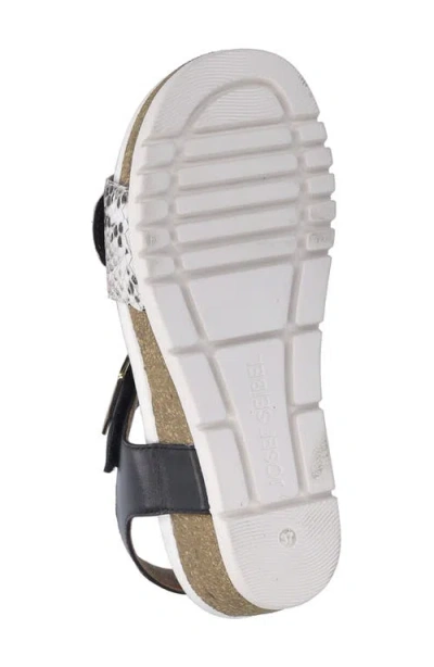 Josef Seibel Quinn 02 Wedge Sandal In Brown