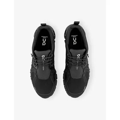 On Lightweight Black Running Sneakers With Breathable Mesh