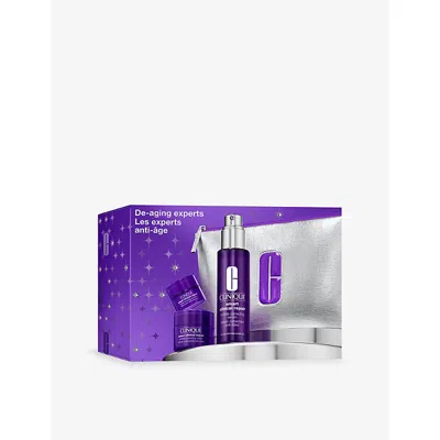 Clinique Anti-ageing Experts Skincare Gift Set In Purple